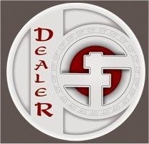 Dropa Discs Dealer Button