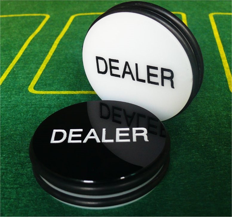 Large Dealer Button