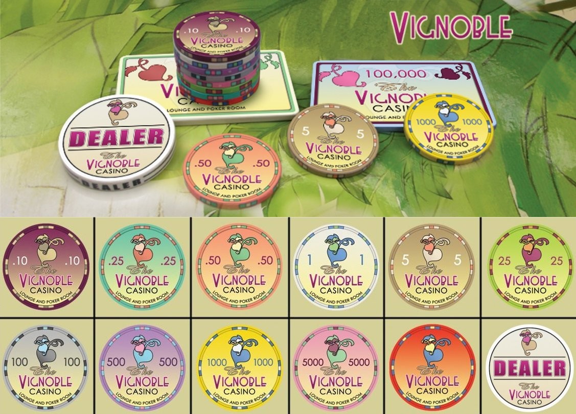 Vignoble 500pce Ceramic Poker Chip Set