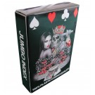 Black King Design 100% Plastic Poker Playing Cards - Jumbo Index 