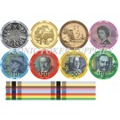 AUD Currency Ceramic Chips - Sample Pack