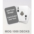 Custom PAPER Casino Playing Cards 