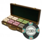 500pce Milano 10g Clay Poker Chip Set in Walnut case